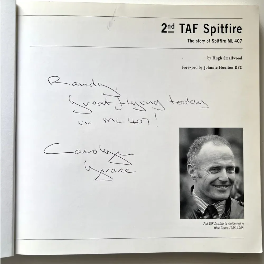 2nd TAF Spitfire The Story Of Spitfire ML 407 Hugh Smallwood Paperback Grace